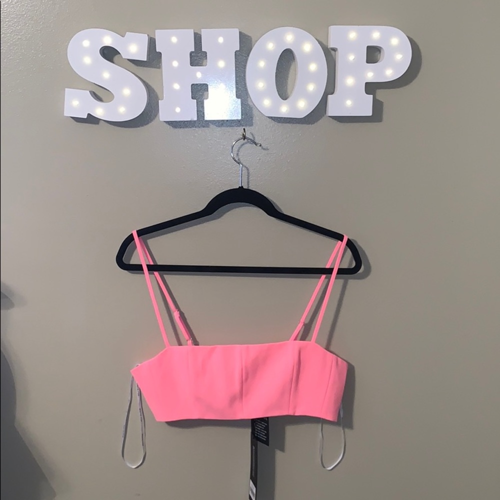 White Fox crop top